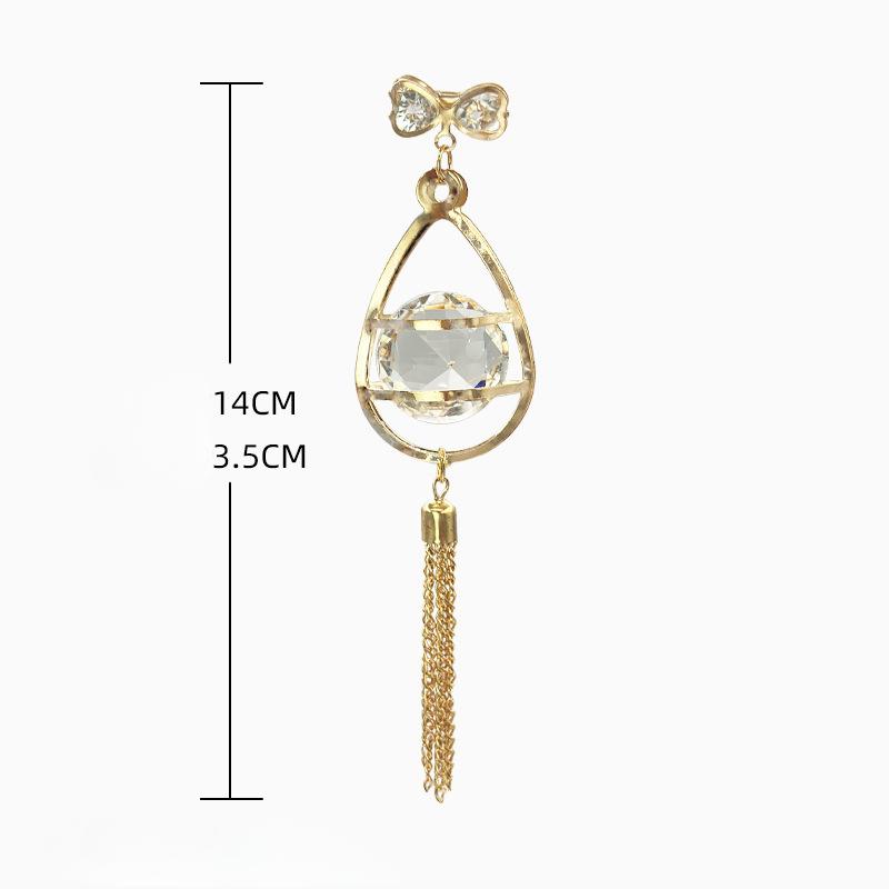 Kristallvorhang Dekorative Schnalle Stift Typ Vorhangbefestigungsschnalle Rostfrei und Langlebig