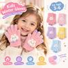 Cold Resistant Plush Bunny Winter Gloves Cold Proof Preschool Kids Warm Gloves  Writing