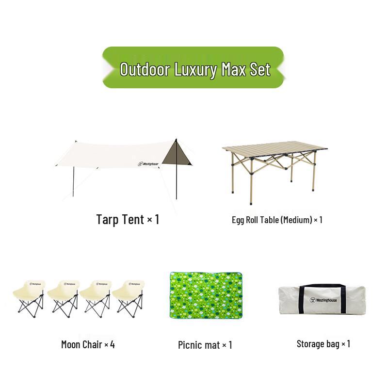 Westinghouse Outdoor Max Luxury Folding Camping Picnic Set