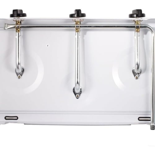 3-burner Gas Stove, Built-in Tabletop, Double Aluminum Design, Suitable for Commercial Kitchens and Homes, Compatible with City Gas, Easy To Clean, Eu