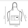 Kids' Water-Repellent Painting Apron, Polyester Cotton Canvas, Stain-Resistant
