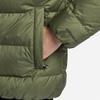 Nike Logo Casual Warm Thick Hooded Down Jacket Women Outerwear Olive-Green DQ5904-222