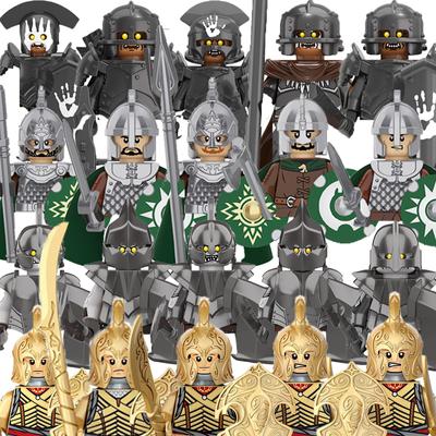 Militære byggeklosser Solider-figurer Film Science Fiction-serier Våpen Ridderleker Gaver Middelaldersk minimurstein MOC