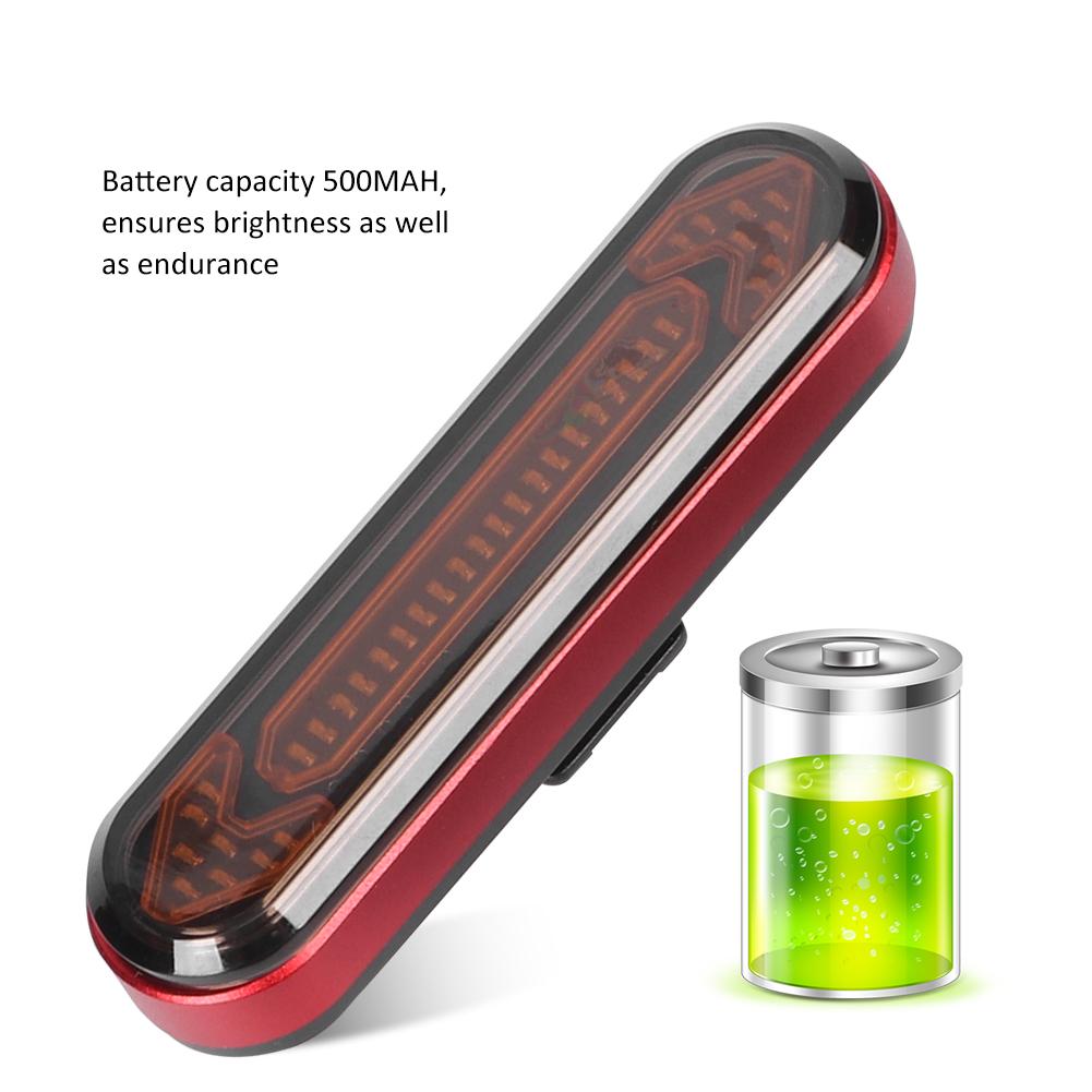 BK600 Mountain Bike USB Charging LED Wireless Remote Safe Warning Turn Tail Light Bicycle Cycling