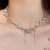 Sweet Irregular Minimalist Temperament Pearl Neck Chain Tassel Choker Necklaces For Women Anniversary Trendy Jewelry Gift
