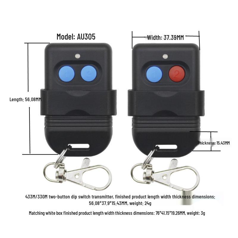 High-Capacity Remote Control for Electric Swing Door 433/315M