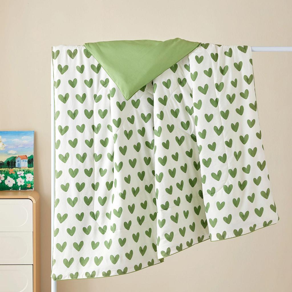 Class A Summer Cool Quilt: Double Yarn for Mother & Baby - Lightweight Air Conditioning Quilt for Kids, Students, and Dorms