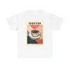 T-shirt Caffè Poster Retrò Cotone Pesante