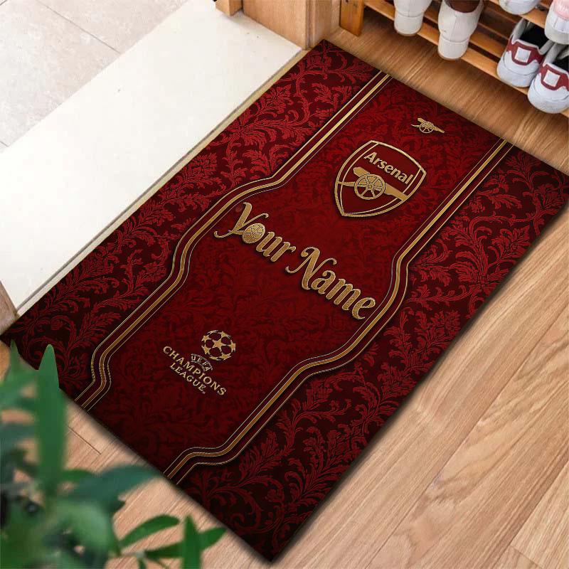 Arsenal F Custom Name Carpet Rug For Living Room Bedroom Home Sofa Decoration Kids Play Nonslip Floor Mat