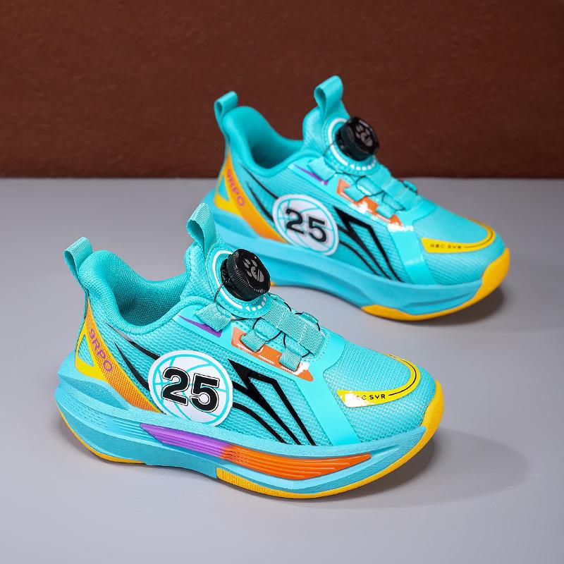 

Boys Mesh Breathable 2025 Running Shoes - Lightweight, Soft Sole, and Wear-Resistant for Casual Wear. 38 озеро синього кольору