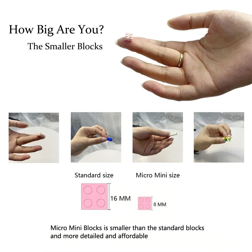 Cherry Blossom Treehouse Train Micro Mini Block Piece Series – Children's Building Blocks Toy with Springtime Sakura Park Vibes