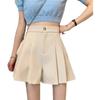 Pleated Skirt Trousers Trendy Plus Size Women's Wear Versatile Slimming Shorts Skirts Autumn Winter High-Waisted Corduroy A-Line