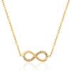 European & American Fashion Women's 18K Bow Necklace - Luxury Stainless Steel Clavicle Chain