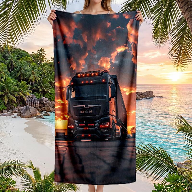 MAN Mode Strandtuch Tragbar Weich Schnelltrocknendes Handtuch Für Schwimmen Camping Urlaub