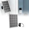 Security Camera Solar Panel  r Wall Mounted 3W 5V Monocrystalline Solar Panel for Video Doorbell 4 3 Plus 2