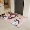 game N-Nekopara Floor Mat Flannel Door Mat Non-Slip Absorbent Washable Indoor Home Rug