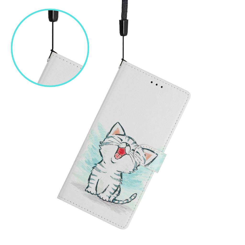 Adorable Kitten Pattern PU Leather Wallet Phone Case for iPhone,Samsung,Xiaomi Redmi,Motorola,Blackview,Oppo,Huawei,Honor,Google,ZTE,Ulefone,TCL