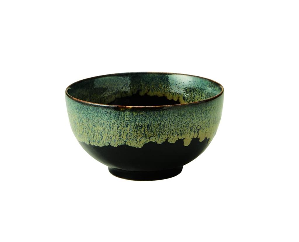 Tableware East Donburi Okonomi-don (Small) Tenmoku Shiranagashi Japanese Tableware