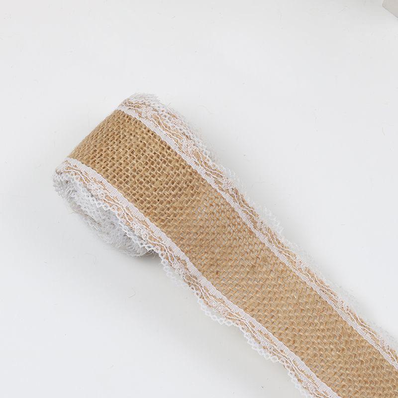 Leinen Spitze Bandbreite Hanfseil Streifen Dekoration Kindergarten Ring Spitze Leinen Rolle Handgefertigt DIY Material Zubehör