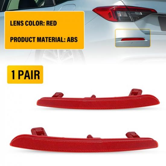 

Red LED Rear Bumper for Reflector*2 Civic - EX LX Si Sport LH&RH Touring