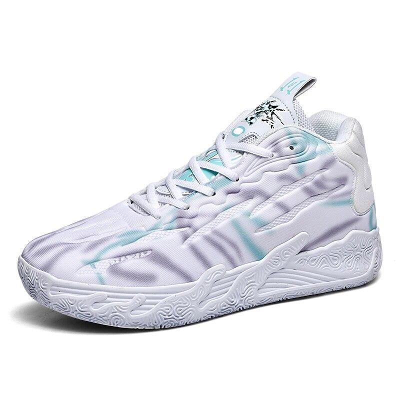 Nové Basketbalové Boty Pro Muže Venkovní Trénink Zapatillas Pánské Vysoce Kvalitní Posilovací Boty Tenis Luxusní Boty Protiskluzové Tenisky