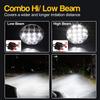 X-STYLE 36W LED světlomet pro nákladní vozidla, dálková/potkávací světla, bílý, 5,75 palce, 12 V, 24 V,