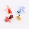 Luxury Resin Cute Goldfish Charms Pendant For Earring Necklace Diy Keychain