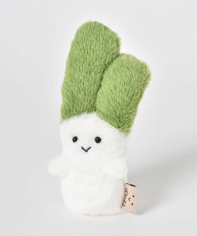 Naito Design Institute Pochamaru Winter Delicious Series Plush Toy S Long Green Onion