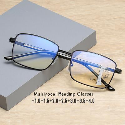 Multifokale Lesebrille Ultraleicht Sport Non-slip Presbyopie Brillen Frauen Männer Anti Blau Licht Brillen