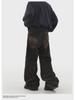Retro High Street Style Loose Fit Jeans – Unisex Trendy Straight-Leg Pants