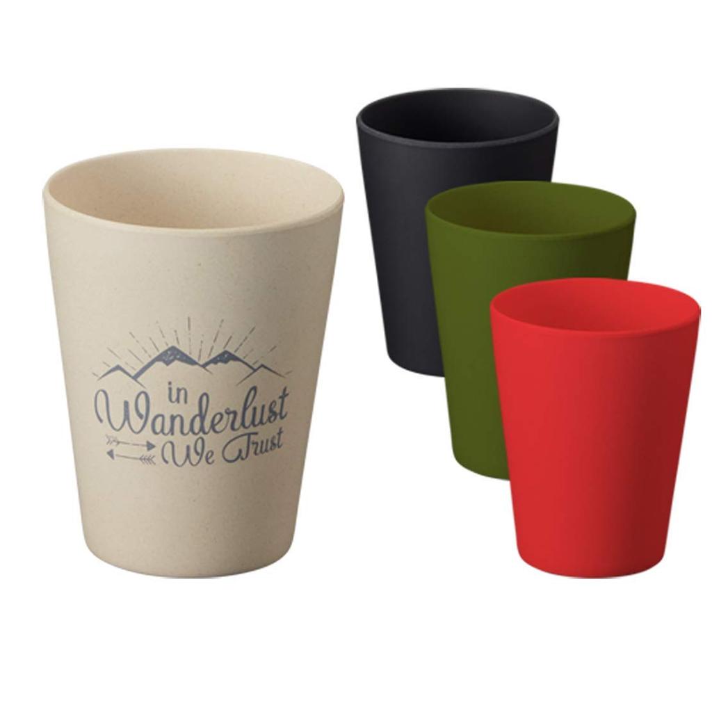 Bamboo Tumbler, Small, 280ml, Matte Red, TS-1407-002