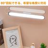 Chuqisheji Wall-Mounted Kitchen Light, Adjustable Angle, LED, Magnet, No Installation Required, Eye-Friendly, Rechargeable, 2000mAh Battery, Large