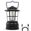 Lepro Lantern, USB Rechargeable, Retro LED Lantern, Stylish Camping Lantern with Antique Style, Perfect for Solo Camping [High Brightness, Switchable