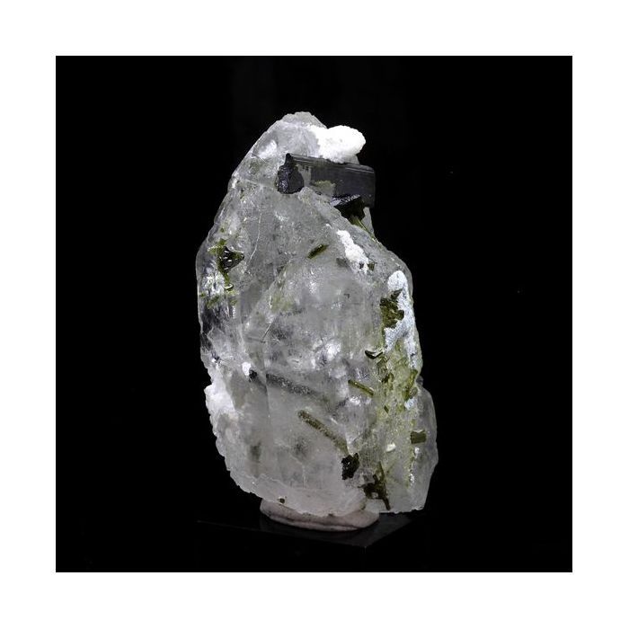 Pierres et Minéraux. Epidote + Quartz + Albite. 157.0 ct. Cevins, Savoie, France..