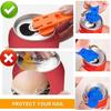 24pcs Manual Easy Can Opener Colorful Drink Can Protector Cap Leakproof Top Ring Opener Tool Set