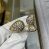 Musla Design Hot Sale Vintage Full Diamond Women's Rings Luxury Jewelry for Women Water Drop Rings Fashion Pure 925 Silver Rings