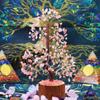 Stone Decor Natural Artificial Tree Crystal Tree for Positive Energy Meditation Accessories FengShui Decor 7 Chakra Tree of Life