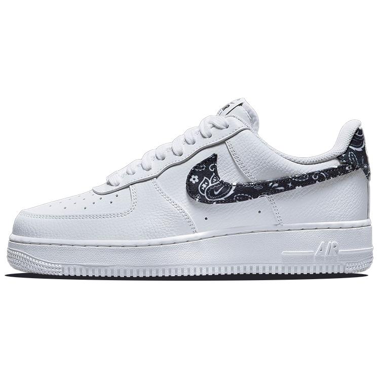 

new Nike Air Force 1 Low 07 Essential White Black Paisley Women s 36