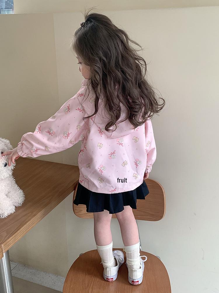 2025 Frühling/Herbst Koreanischer Stil Niedlicher Trenchcoat für Baby-Mädchen