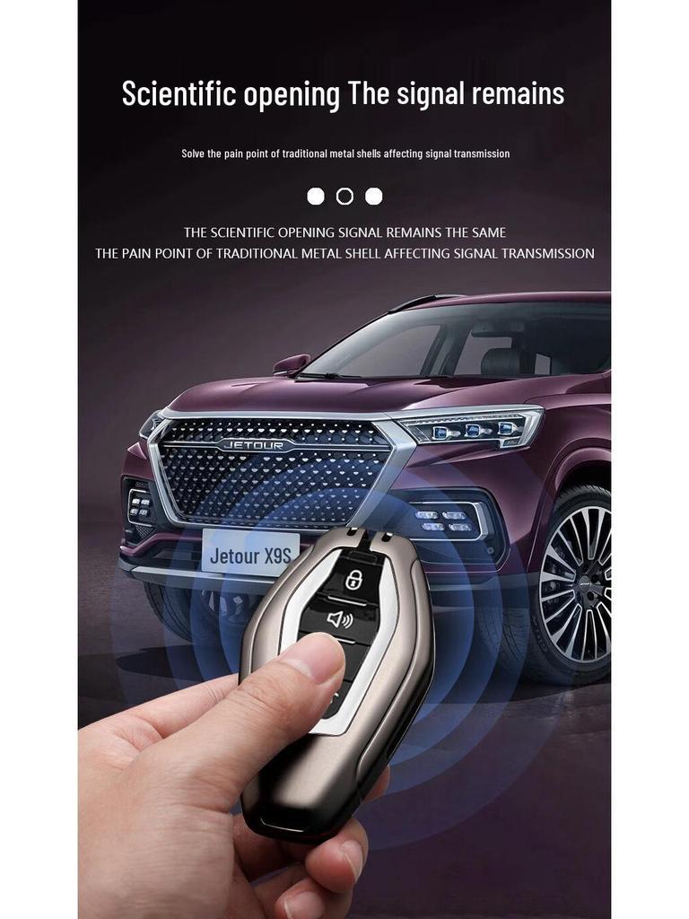 Chery Jetour Key Bag Set: Fits X70S, X70Plus, X95, X90Plus Dragon Shell Design for Men