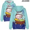 2025 New LABUBU Printed Children's Hoodie Cute Cartoon Style Girls' Hoodie Sportswear Casual Comfortable Style Top