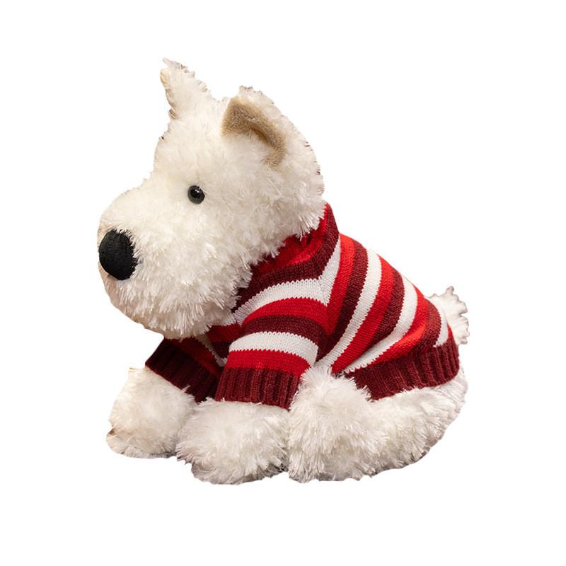 

Плюшевая игрушка Вест-хайленд-уайт-терьер с мягким дизайном для декора дома и офиса 30cm