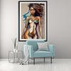 Colorful Abstract Body Art Posters Sexy Women Wall Canvas Prints Anime Girls Graffiti Paintings Living Room Home Decor Pictures