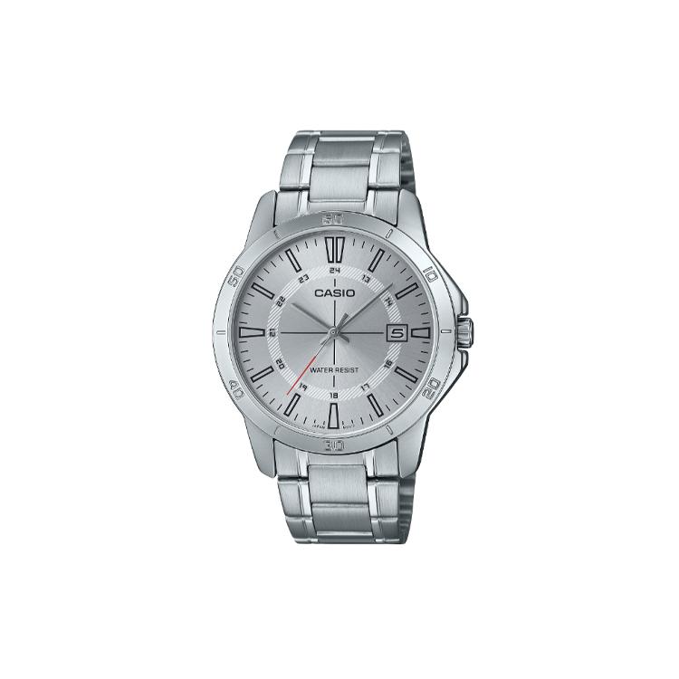 CASIO Men Standard Series Silver Watch MTP-V004D-7C MTP-V004D-7C Silver Dial