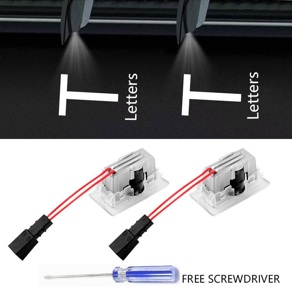 

For Tesla Model Y Juniper Door Lights HD Projector Puddle Lights Model 3 Highland LED Laser Ghost Shadow Welcome Lights