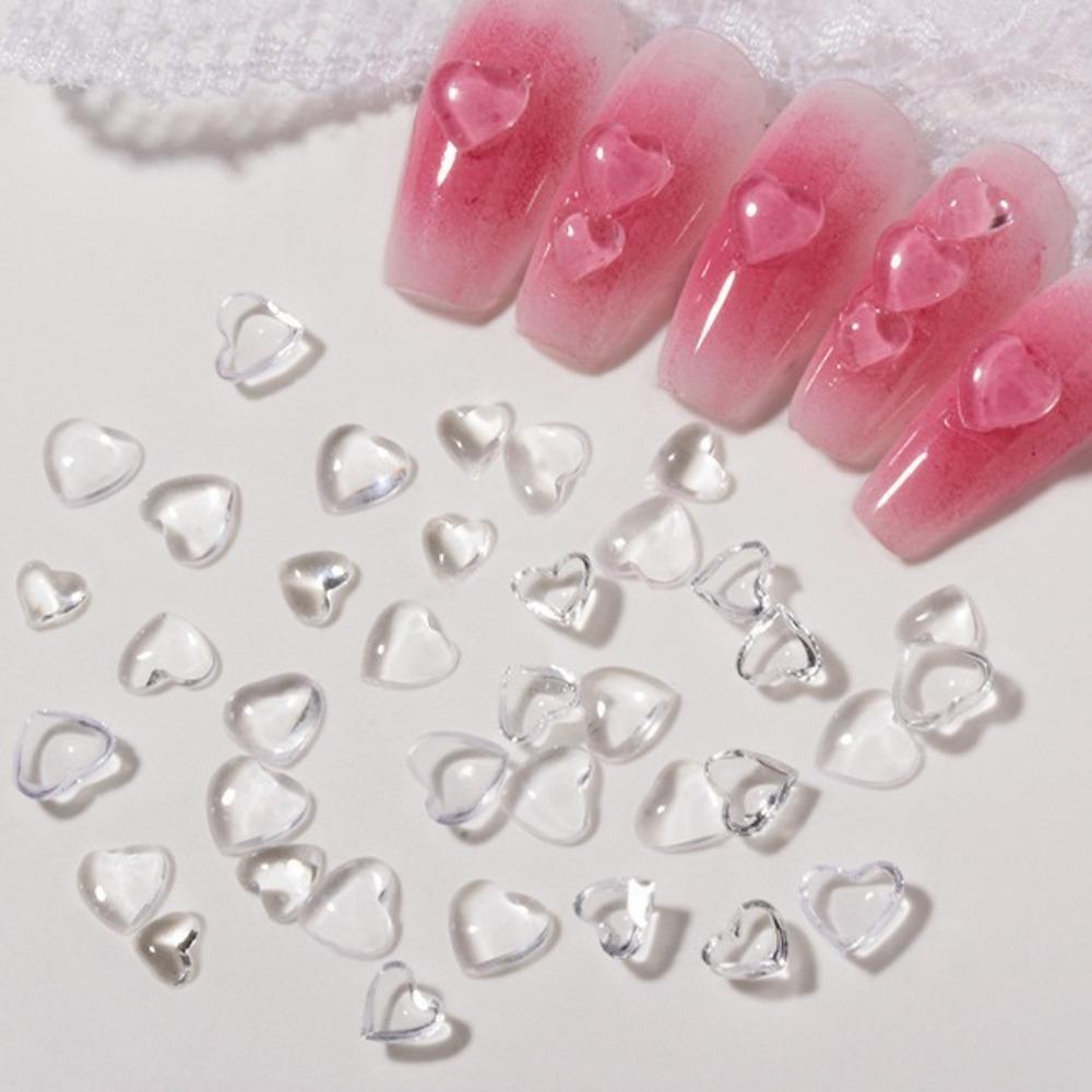 

Украшение для ногтей в виде сердца с любовью Kawaii, подвески для дизайна ногтей, аксессуары для ногтей, украшение для дизайна ногтей, маникюр «сделай сам»
