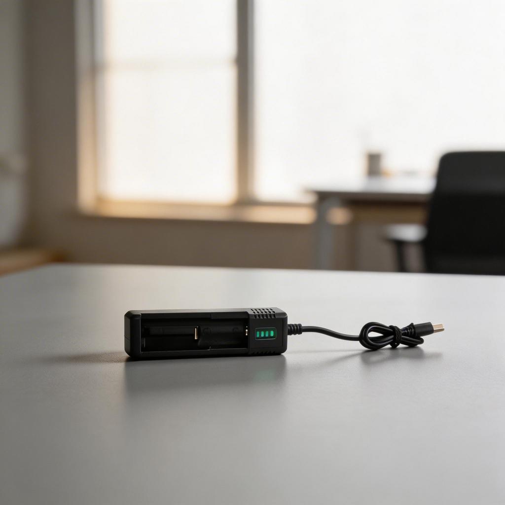 Smart USB Charger for 21700 14500 18500 26650 Lithium Batteries with 124 Slots