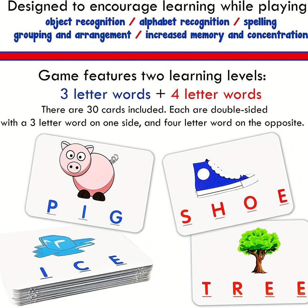 Children'S Early Education Puzzle Game, Spelling Words And Letters With Toys