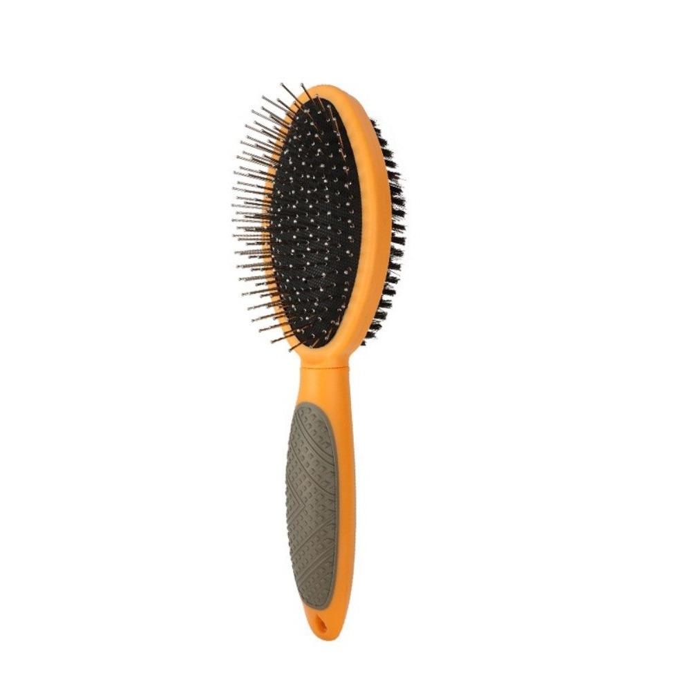

Creative Floating Hair Removal Dog Massage Brush Effective Comfortable Pet Grooming Comb Hair Remover Pet Cleaning Tool помаранчевий