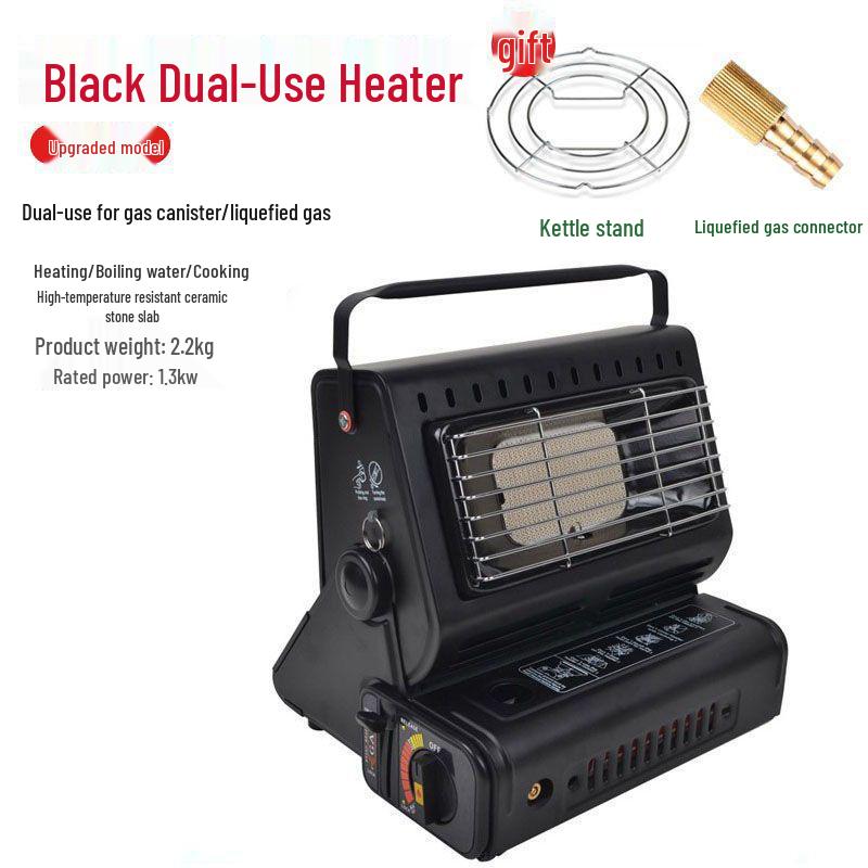 Компактный портативный газовый обогреватель для кемпинга и улицы